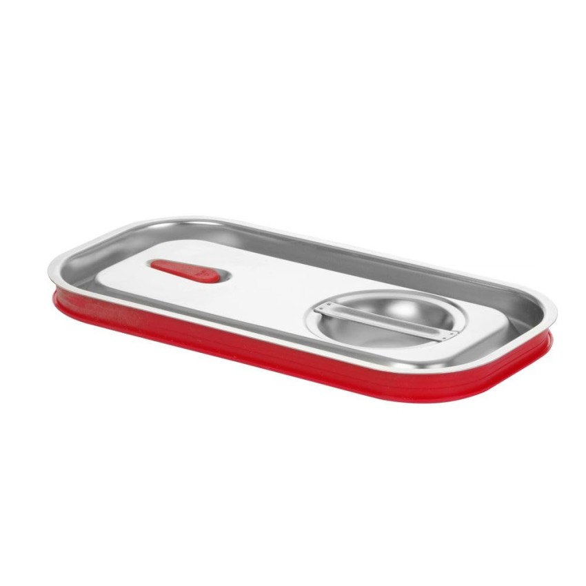 ΚΑΠΑΚΙ GASTRO 1/1 INOX ΑΕΡΟΣΤΕΓΕΣ ΜΕ ΣΙΛΙΚΟΝΗ
