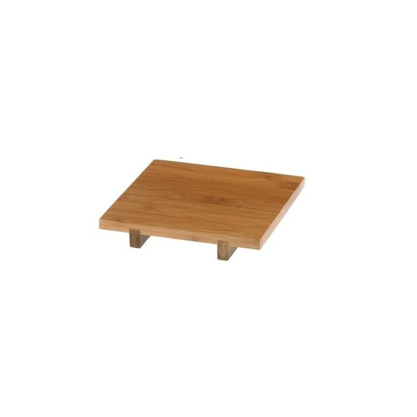 ΠΛΑΤΩ ΣΕΡΒΙΡΙΣΜΑΤΟΣ ΞΥΛΙΝΟ ΜΕ ΠΟΔΙΑ 15x15x2,5CM
