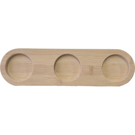 ΞΥΛΙΝΗ ΒΑΣΗ 30x8,5x2CM ΓΙΑ DIP ΜΠΩΛ 3 ΘΕΣΕΩΝ