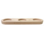 ΞΥΛΙΝΗ ΒΑΣΗ 30x8,5x2CM ΓΙΑ DIP ΜΠΩΛ 3 ΘΕΣΕΩΝ