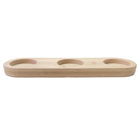 ΞΥΛΙΝΗ ΒΑΣΗ 30x8,5x2CM ΓΙΑ DIP ΜΠΩΛ 3 ΘΕΣΕΩΝ