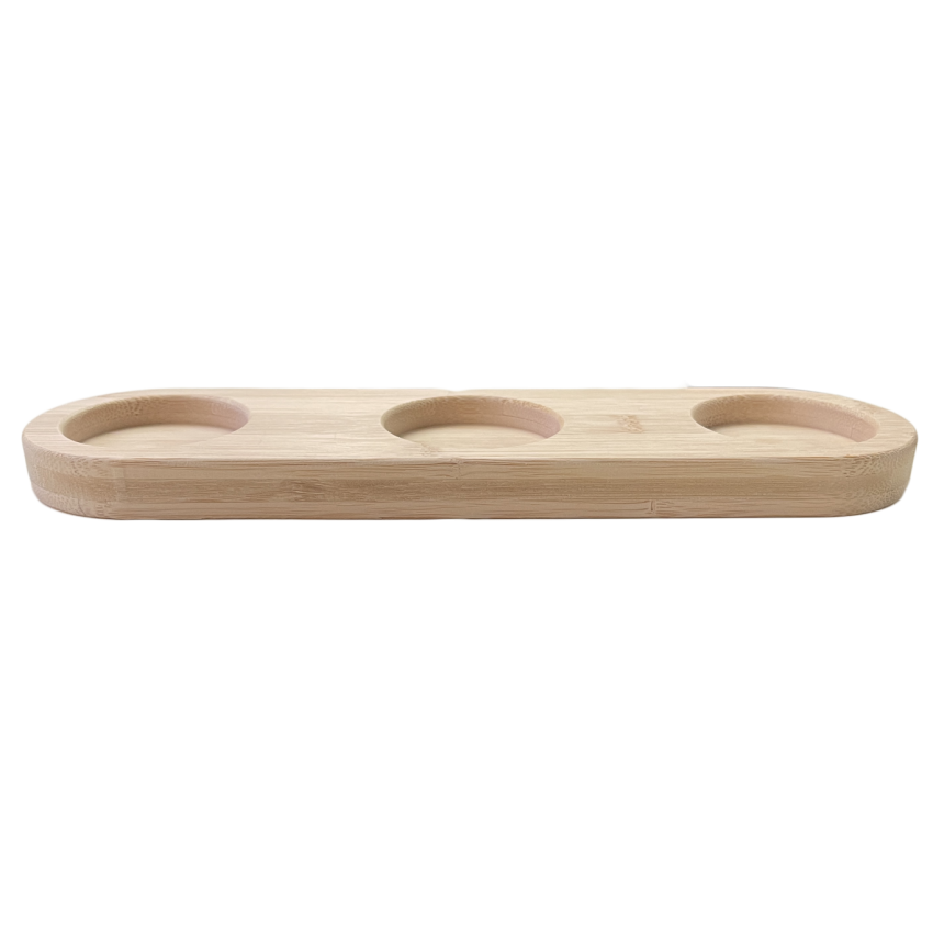 ΞΥΛΙΝΗ ΒΑΣΗ 30x8,5x2CM ΓΙΑ DIP ΜΠΩΛ 3 ΘΕΣΕΩΝ