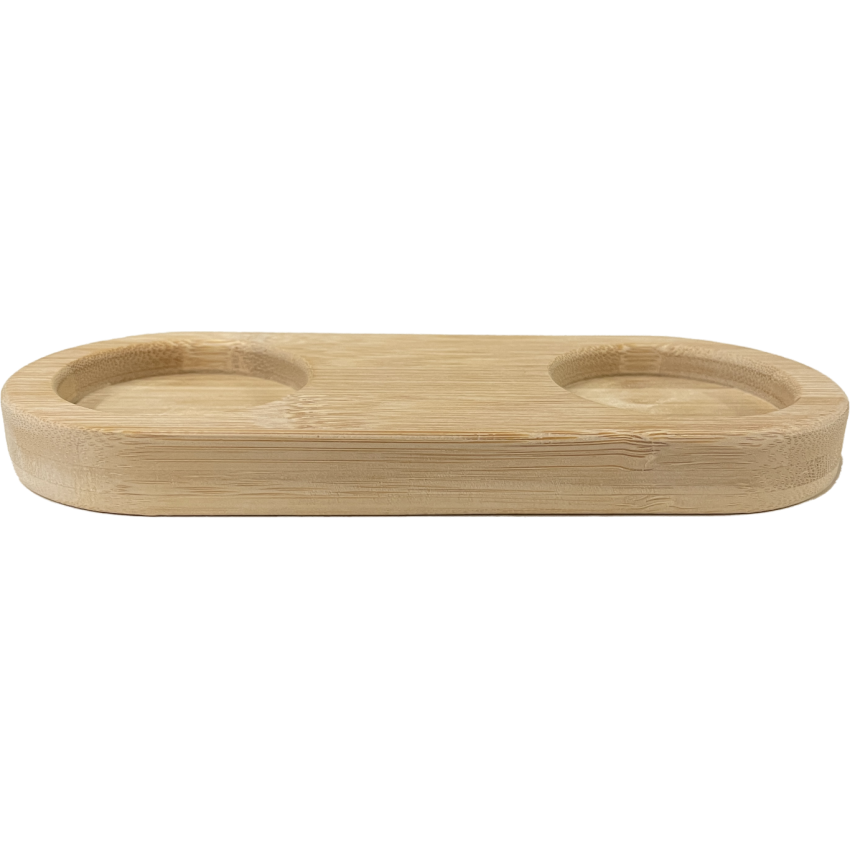 ΞΥΛΙΝΗ ΒΑΣΗ 21x8,5x2CM ΓΙΑ DIP ΜΠΩΛ 2 ΘΕΣΕΩΝ 
