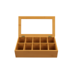 ΘΗΚΗ ΓΙΑ ΦΑΚΕΛΑΚΙΑ ΞΥΛΙΝΗ  10 ΘΕΣΕΩΝ 36x20x9 CM