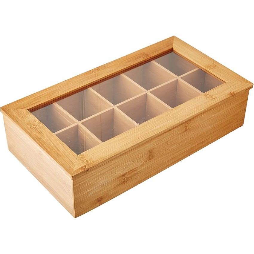 ΘΗΚΗ ΓΙΑ ΦΑΚΕΛΑΚΙΑ ΞΥΛΙΝΗ  10 ΘΕΣΕΩΝ 36x20x9 CM
