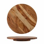 ΠΛΑΤΩ ΣΤΡΟΓΓΥΛΟ ΠΕΡΙΣΤΡΕΦΟΜΕΝΟ 40 x 4CM ΞΥΛΟ ΑΚΑΚΙΑΣ