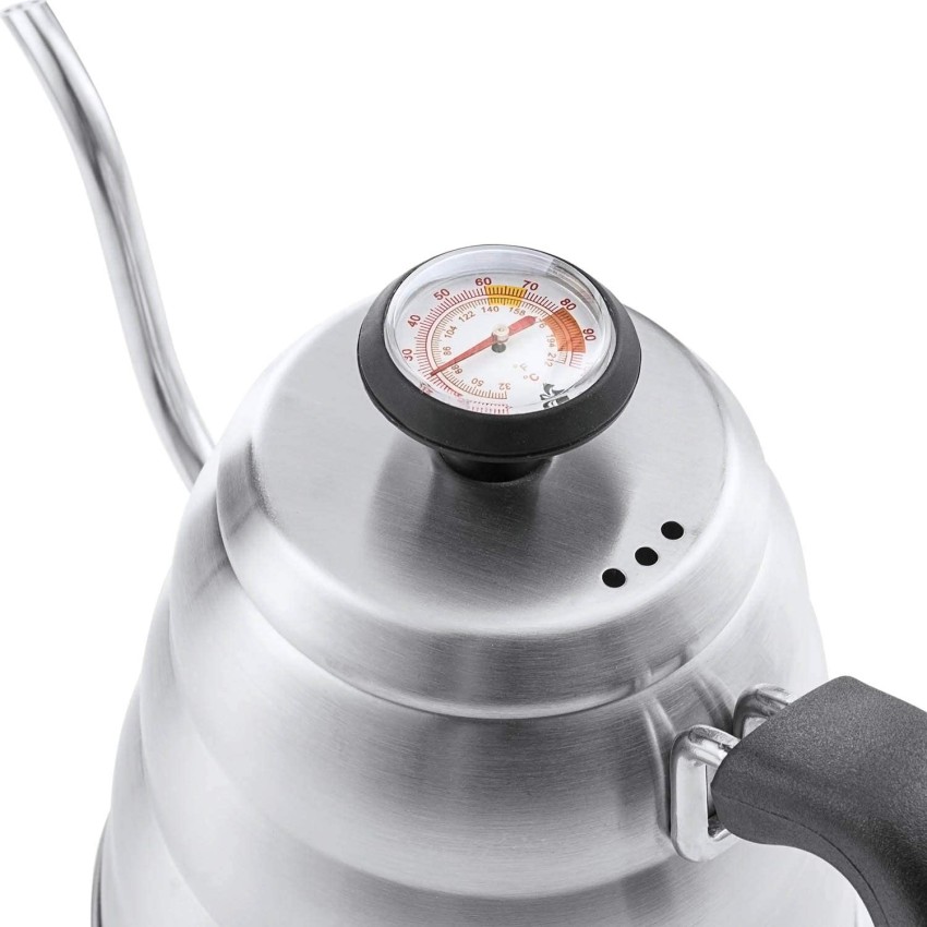 ΚΑΦΕΤΙΕΡΑ INOX 1L ΜΕ ΘΕΡΜΟΜΕΤΡΟ 