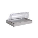 ΨΥΧΟΜΕΝΗ ΒΙΤΡΙΝΑ GN 1/1  ME INOX ΒΑΣΗ ΚΑΙ ΠΑΓΟΚΥΣΤΕΣ 