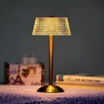 ΦΩΤΙΣΤΙΚΟ ΕΠΙΤΡΑΠΕΖΙΟ LED ΡΥΘΜΙΖΟΜΕΝΟ DIAMOND 14,5x29 CM