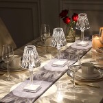 ΦΩΤΙΣΤΙΚΟ ΕΠΙΤΡΑΠΕΖΙΟ LED ΡΥΘΜΙΖΟΜΕΝΟ ΑΦΗΣ CRYSTAL ΑΚΡΥΛΙΚΟ 12x26 CM
