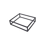 ΒΑΣΗ GN 1/2 32.5X26.5X8 CM IRON ΜΑΥΡΗ