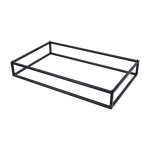 ΒΑΣΗ GN 1/1 53x32.5x8 CM IRON ΜΑΥΡΗ