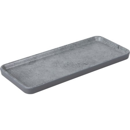 ΠΙΑΤΕΛΑ ΟΡΘΟΓΩΝΙΑ CONCRETE 28,5 x 12 x 2 CM ΜΕΛΑΜΙΝΗΣ ΚΙΝΑΣ