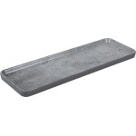 ΠΙΑΤΕΛΑ ΟΡΘΟΓΩΝΙΑ CONCRETE 35 x 12 x 2 CM ΜΕΛΑΜΙΝΗΣ ΚΙΝΑΣ