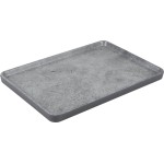 ΠΙΑΤΕΛΑ ΟΡΘΟΓΩΝΙΑ CONCRETE 28,5 x 20 x 2 CM ΜΕΛΑΜΙΝΗΣ ΚΙΝΑΣ