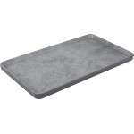 ΠΙΑΤΕΛΑ ΟΡΘΟΓΩΝΙΑ CONCRETE 35 x 20 x 2 CM ΜΕΛΑΜΙΝΗΣ ΚΙΝΑΣ