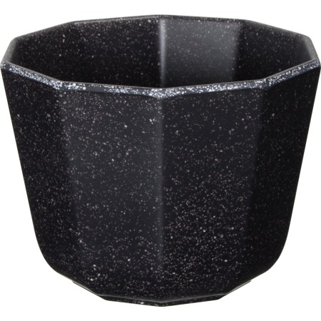 ΒΑΣΗ ΣΤΡΟΓΓΥΛΗ SPOTS BLACK Ø11,4x8,2 CM 440ML ΜΕΛΑΜΙΝΗΣ