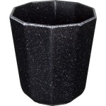 ΒΑΣΗ ΣΤΡΟΓΓΥΛΗ SPOTS BLACK Ø11,6 x 12 CM 710ML ΜΕΛΑΜΙΝΗΣ