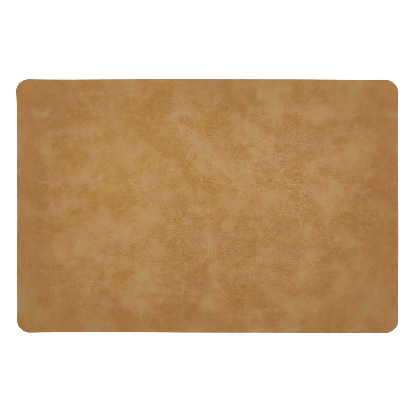 ΣΟΥΠΛΑ ΔΕΡΜΑΤΙΝΟ 45x30 CM CARAMEL SUEDE ΑΝΤΙΟΛΙΣΘΗΤΙΚΟ