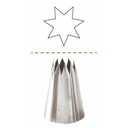 ΜΥΤΗ ΚΟΡΝΕ 10ΜΜ ΜΕ ΟΔΟΝΤΩΤΑ ΧΕΙΛΗ 18/10 CUTLERY PRO 