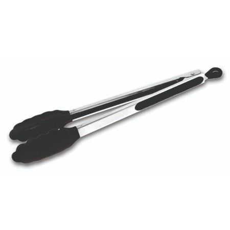 ΛΑΒΙΔΑ ΚΟΥΚΟΥΝΑΡΑ INOX 35CM ΜΕ ΑΚΡΑ ΣΙΛΙΚΟΝΗΣ ΚΑΙ ΑΣΦΑΛΕΙΑ ΜΑΥΡΗ CUTLERY PRO 