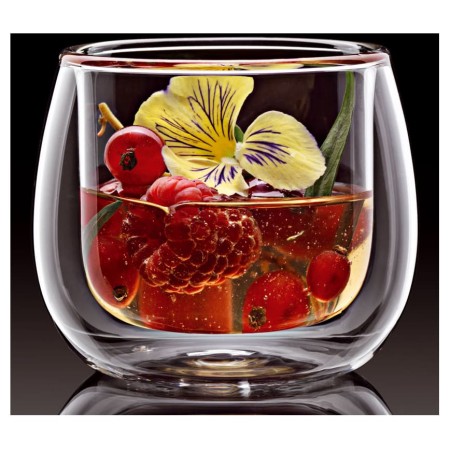 ΣΕΤ ΠΟΤΗΡΙΩΝ 2 ΤΕΜΑΧΙΩΝ 11CL BOROSILICATE ΔΙΠΛΟΤΟΙΧΑ 6 CM | 6,5 CM