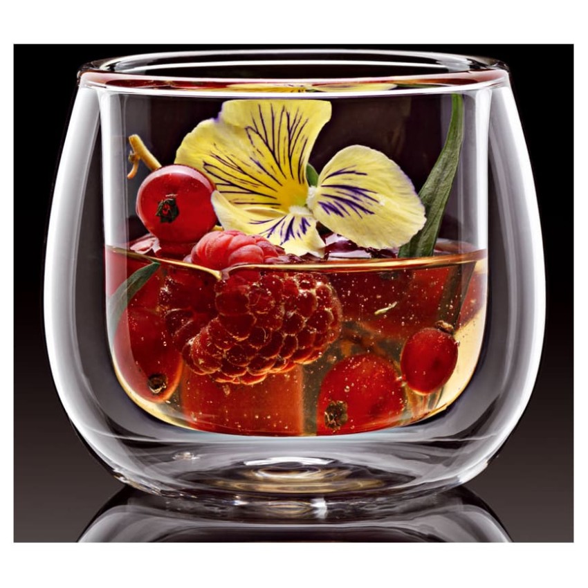 ΣΕΤ ΠΟΤΗΡΙΩΝ 2 ΤΕΜΑΧΙΩΝ 11CL BOROSILICATE ΔΙΠΛΟΤΟΙΧΑ 6 CM | 6,5 CM