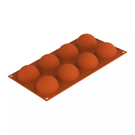 ΚΑΛΟΥΠΙ ΣΙΛΙΚΟΝΗΣ ΗΜΙΣΦΑΙΡΙΟ 8x60ML ΜΕΓΕΘΟΣ Ø6x3CM, 30X18CM SF003 SILIKOMART 