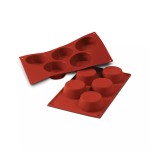 ΚΑΛΟΥΠΙ ΣΙΛΙΚΟΝΗΣ ΣΤΡΟΓΓΥΛΟ MUFFIN 5x135ML ΜΕΓΕΘΟΣ Ø8,1x3,2CM, 30X18CM SF024 SILIKOMART