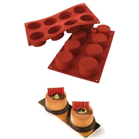 ΚΑΛΟΥΠΙ ΣΙΛΙΚΟΝΗΣ ΚΥΛΙΝΔΡΙΚΟ 8x90ML ΜΕΓΕΘΟΣ Ø6x3,5CM, 30X18CM SF028 SILIKOMART