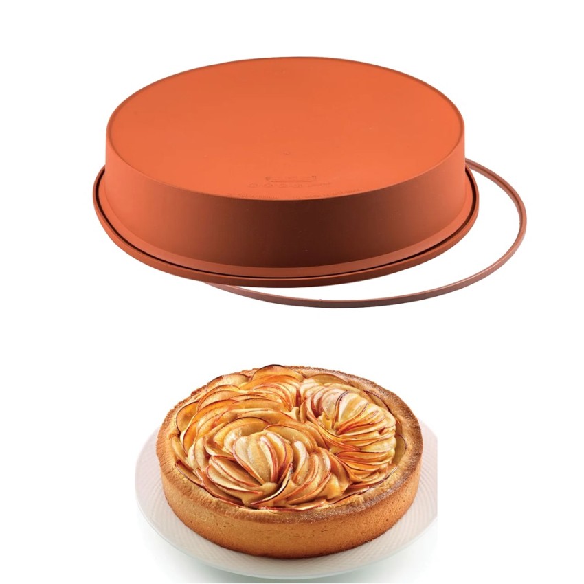 ΦΟΡΜΑ ΣΙΛΙΚΟΝΗΣ ΣΤΡΟΓΓΥΛΗ 1700ML Ø24X4,2CM SFT124 SILIKOMART 