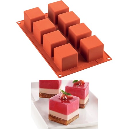 ΚΑΛΟΥΠΙ ΣΙΛΙΚΟΝΗΣ ΚΥΒΟΣ 8x25ML ΜΕΓΕΘΟΣ 5x5x5CM, 30X18CM SF104 SILIKOMART 