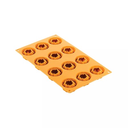 ΚΑΛΟΥΠΙ ΣΙΛΙΚΟΝΗΣ NTOMATA 12x24ML ΜΕΓΕΘΟΣ Ø10,4x2,8CM, 30X18CM POMODORO SILIKOMART 