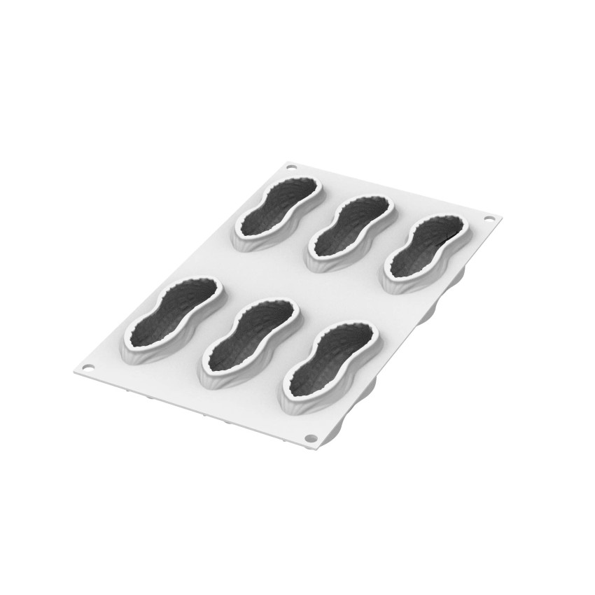 ΚΑΛΟΥΠΙ ΣΙΛΙΚΟΝΗΣ ΦΥΣΤΙΚΙ 6x100ML ΜΕΓΕΘΟΣ 10,7x4,3x4CM, 30X18CM ARACHIDE SILIKOMART