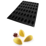 ΚΑΛΟΥΠΙ ΣΙΛΙΚΟΝΗΣ ΜΑΥΡΟ QUENELLE 48X24 ML ΜΕΓΕΘΟΣ 6.3X3.1X2.8 CM 60X40 CM SQ71 SILIKOMART