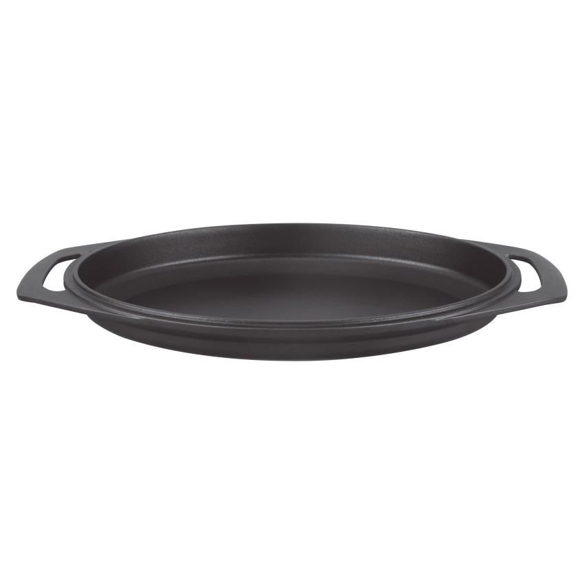 ΤΑΨΙ ΨΗΣΙΜΑΤΟΣ GRILL 34 x 25 CM ΑΝΤΙΚΟΛΛΗΤΙΚΟ ΑΛΟΥΜΙΝΙΟΥ INDUCTION ΜΕ ΛΑΒΕΣ
