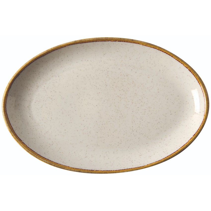 ΠΙΑΤΕΛΑ ΟΒΑΛ IVORY 31,7Χ21 CM 