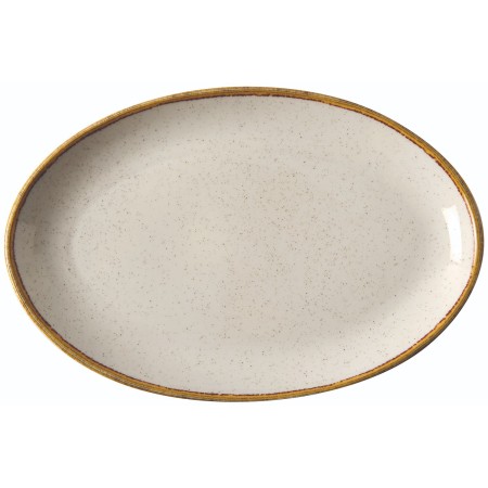 ΠΙΑΤΕΛΑ ΟΒΑΛ IVORY 36Χ24,5 CM 