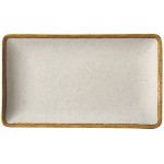 ΠΙΑΤΕΛΑ ΟΡΘΟΓΩΝΙΑ IVORY 27Χ16 CM 