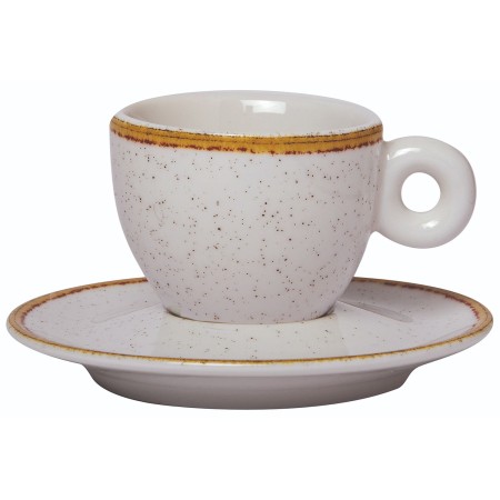 ΦΛΥΤΖΑΝΙ ΕΣΠΡΕΣΟ ΣΕΤ IVORY 70 ML ΜΕ ΠΙΑΤΑΚΙ 12 CM 