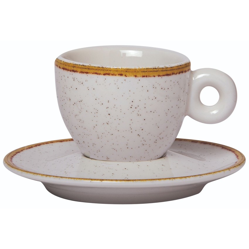 ΦΛΥΤΖΑΝΙ ΕΣΠΡΕΣΟ ΣΕΤ IVORY 70 ML ΜΕ ΠΙΑΤΑΚΙ 12 CM 
