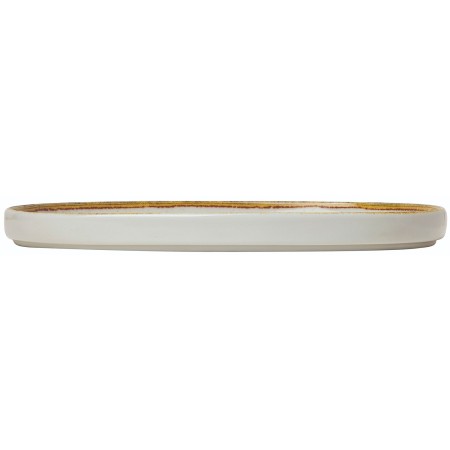 ΠΙΑΤΕΛΑ ΕΠΙΠΕΔΗ ΟΒΑΛ IVORY 26 x 18 CM 