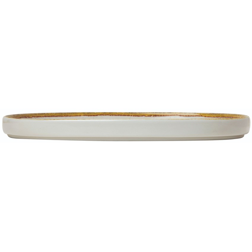 ΠΙΑΤΕΛΑ ΕΠΙΠΕΔΗ ΟΒΑΛ IVORY 26 x 18 CM 