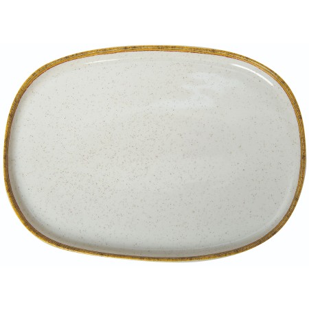 ΠΙΑΤΕΛΑ ΕΠΙΠΕΔΗ ΟΒΑΛ IVORY 26 x 18 CM 