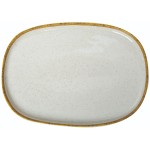 ΠΙΑΤΕΛΑ ΕΠΙΠΕΔΗ ΟΒΑΛ IVORY 30 x 22 CM 