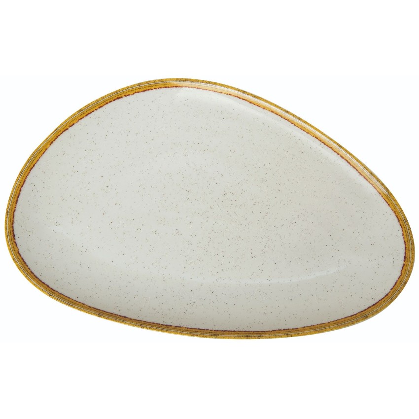 ΠΙΑΤΕΛΑ ΤΡΙΓΩΝΙΚΗ ΑΣΣΥΜΕΤΡΗ IVORY 36 CM 