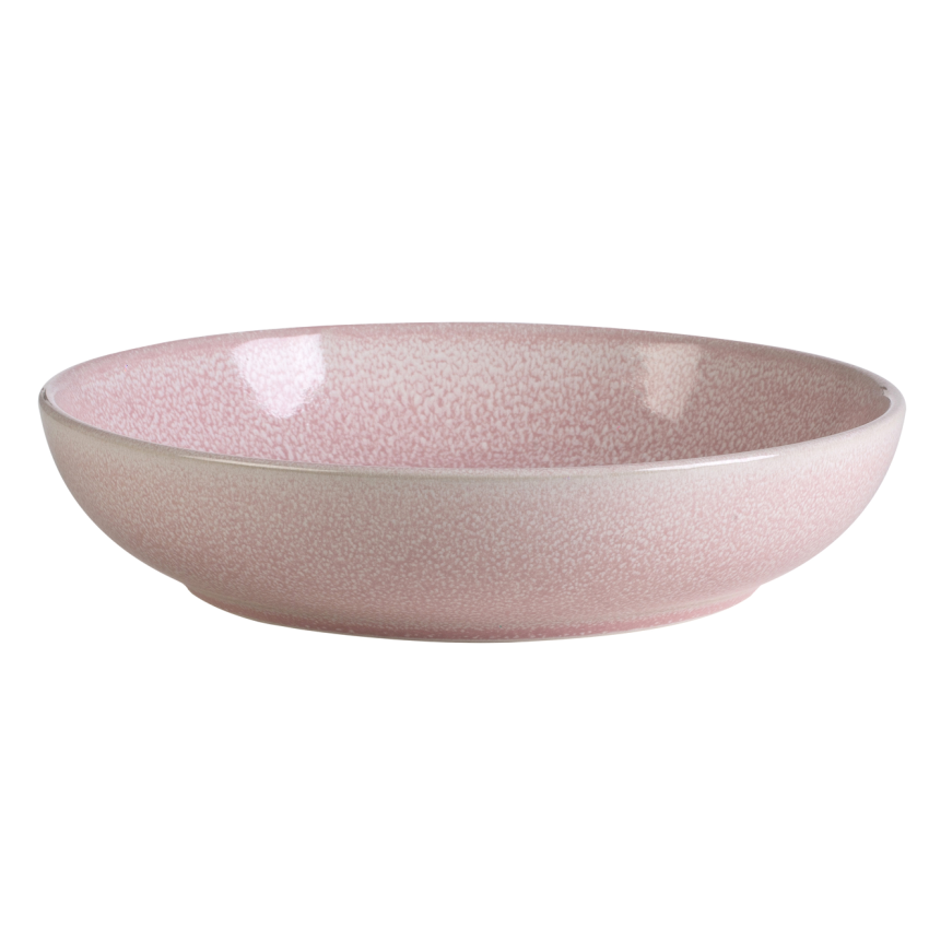 ΣΑΛΑΤΙΕΡΑ PINK REACTIVE GLAZE 22CM Y5CM