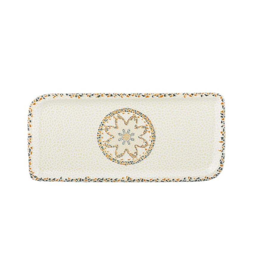 ΠΙΑΤΕΛΑ ΟΡΘΟΓΩΝΙΑ TESSERA 30x17,5 CM BYBONE