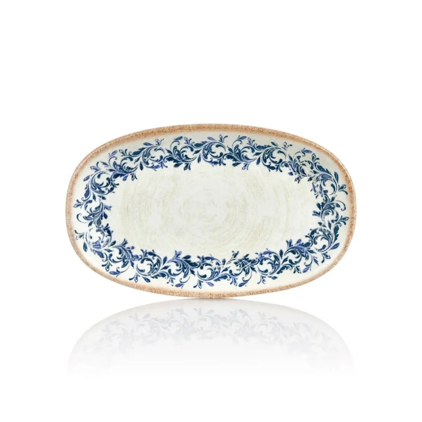 ΠΙΑΤΕΛΑ ΟΒΑΛ ΕΠΙΠΕΔΗ KARIO 29X17.5 CM BYBONE
