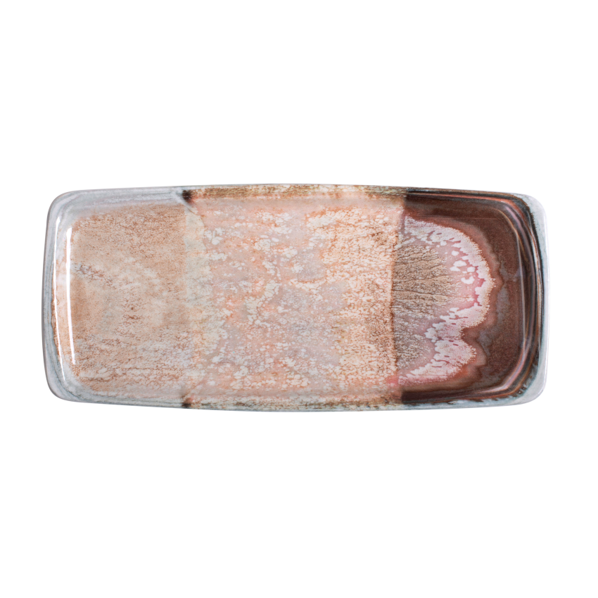 ΠΙΑΤΕΛΑ ΟΡΘΟΓΩΝΙΑ NATURA 34Χ15 CM NEW BONE CHINA 